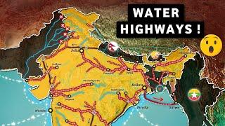 India's Crazy Upcoming Water Highway Project | Inland Waterways Project India