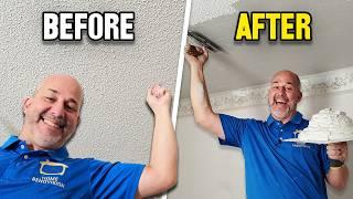 How to Get Rid of Popcorn Ceilings (Safely)