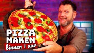 Hoe maak je snel Pizza op de BBQ?