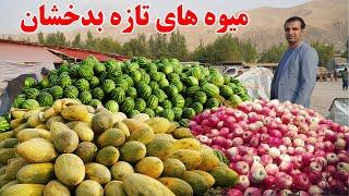 فصل برداشت میوه، شهر جدید بدخشان، قصه های بدخشانی Badakhshan Afghanistan