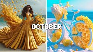 Choose Your Birthday Month And See Your Dress And Bicycle || #trending #video #viral