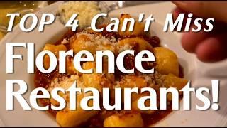 Guide to Top 4 Florence Restaurants! #food #italy #travel #travelvlog