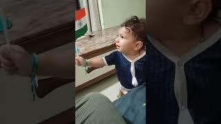 my little munchkin trying to say jai ### jai hind  ️️