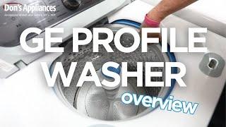 GE Profile 4.9 Cu. Ft.Top Load Washer ( Model # PTW605BSRWS)