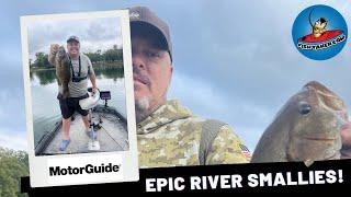 Epic Deep Water River Smallmouth Fishing! #fishing #bassfishing #fishingvideo