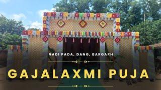 Gajalaxmi Puja Pandal Decoration at Bargarh #gajalaxmipuja