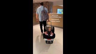 Britax Car Seat Travel Cart | The Ultimate Airport Hack for Traveling Families