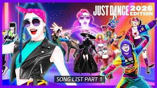 "Just Dance 2026" | Menu Song List #01