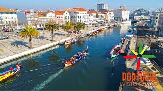 Aveiro the Venice of Portugal aerial view ️  Aveiro a Veneza de Portugal vista do céu - 4K UltraHD