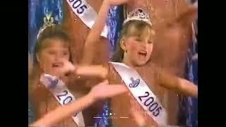 Kimberly Dos Ramos de niña en la Gala "Miss Venezuela"