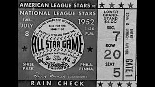 1952 MLB ALL STAR GAME film 7/8/52 Shibe Park Philadelphia  B&W