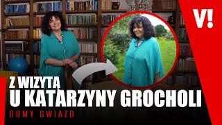 Niezwykły dom Katarzyny Grocholi. Pisarka o kolekcji książek, towarzyszeniu śmierci i polityce