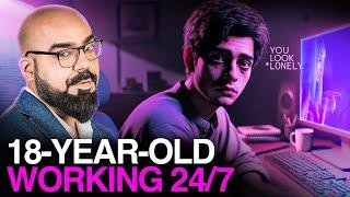 18-Year-Old Working 24/7 | Junaid Akram Clips