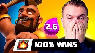 100% WINRATE! 2.6 HOG CYCLE IS STILL DOMINATING CLASH ROYALE