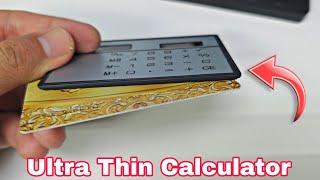 Card Type Ultra-Thin Calculator | That Fit in your wallet