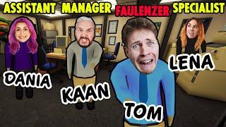 WER IST DER FAULENZER IM BÜRO? Dale & Dawson Spiel mit Kaan, Dania, Lena & Tom