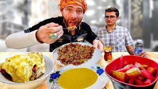 MASSIVE Iraqi BREAKFAST FOOD MOUNTAIN Street Food and ANCIENT CITY TOUR BAGHDAD IRAQ