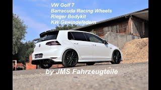 480 PS im VW Golf 7 R mit KW Gewindefedern , @barracudawheels & @riegertuning2208 Bodykit