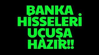 BANKA HİSSELERİ UÇUŞA HAZIR!! #borsa #bist100 #hisse