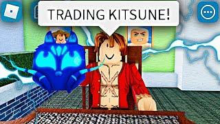 BLOX FRUITS | Trading KITSUNE! (MEMES)