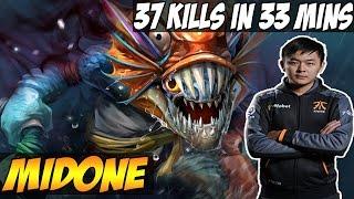 37 KILLS IN 33 MINUTES - MidOne 8600 MR Plays Slark - Dota 2