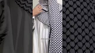 Keffiyeh Palestine Chiffon Hijab Scarf-4color#hijab #modestfashion #hijabstyle #abaya