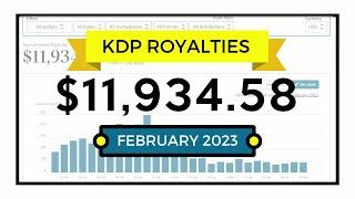 My Amazon KDP Income Report for February 2023 - Low Content Publishing