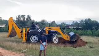 EICHER Tractor 650 with Bull JCB