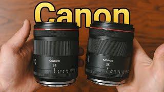 Canon RF 24mm 1.4L VCM X RF 35mm 1.4L VCM - die Qual der Wahl