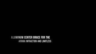 Aluminum Center Brace for the  ARRMA Infraction and Limitless by Afrolucha