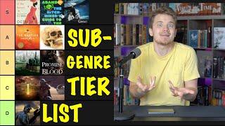 SciFi Fantasy Subgenre Tier List