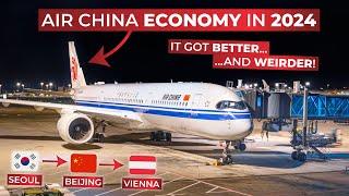 BRUTALLY HONEST | Air China's Boeing 737 and AIRBUS A350-900 ECONOMY Seoul via Beijing to Vienna!