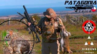 Extreme Rabbit Hunt with PCP .30 EVOL Magnon   in Patagonia #airgunsofarizona #schmidt&bender