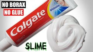 TOOTHPASTE SLIME IN 1 MINUTE / TOOTHPASTE FLUFFY SLIME 1 INGREDIENT NO GLUE, NO BORAX, NO FREEZER