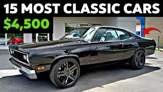 Luxury Driver's New Offering: 15 Classic Cars For Sale Under $10,000