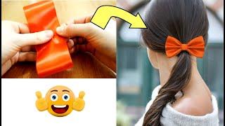 Bow SCRUNCHIE Diy | Easy HAIR BOW TIE Sewing Tutorial