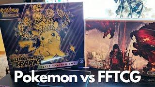 Surging Sparks vs Hidden Legends (Pokemon vs FFTCG LIVE)