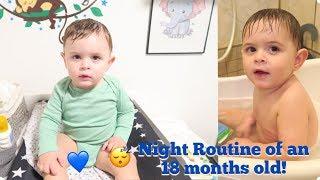 OLIVER'S NIGHT TIME ROUTINE! 18 months old!