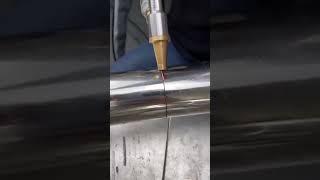 Laser Welding a Stainless Steel Tube#shorts