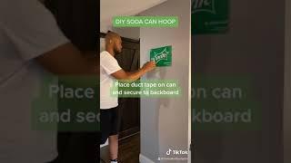 DIY Soda Can Hoop | Motivated By Mylan | TikTok