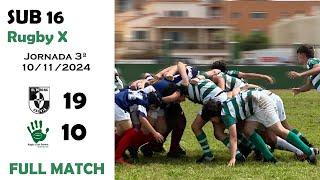 SUB16 - Rugby X: El Toro RC 19 - 10 RC Ponent (10/11/2024)