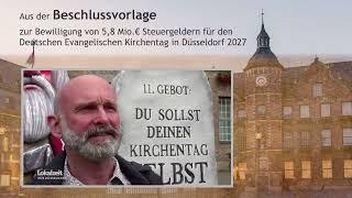 #NichtMeinKirchentag 12/18 - Kirche kassiert auf Kosten der Stadt