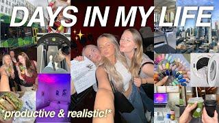 DAYS IN MY LIFE  (productive & realistic)  | Editing, Pilates, Concerts, Bar Crawl, etc! 