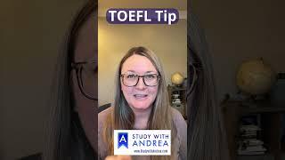 Here's another reminder to help you do well and ace the TOEFL test!