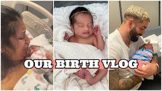 OUR BIRTH VLOG- RAW + REAL LABOR + DELIVERY OF  PREMATURE BABY! INDUCED LABOR