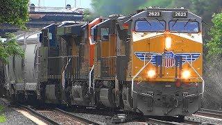 CSX Train Q235 With Union Pacific & BNSF Leading