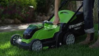 GreenWorks G40LM41 41cm 40V Cordless Lawn Mower