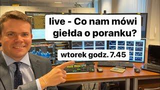 Co nam mówi giełda o poranku?