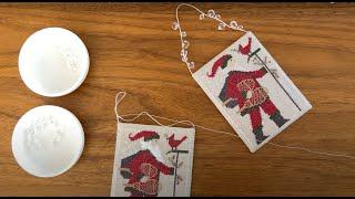 Tutorial: Embellished ornament hanger