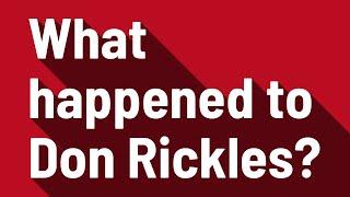 What happened to Don Rickles?